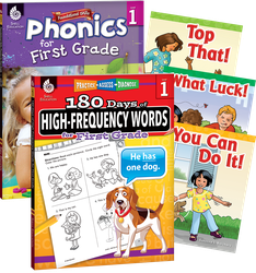 Learn-at-Home: Phonics Practice Reading Grade 1 Bundle: 5-Book Set