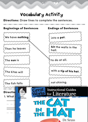 The Cat in the Hat Vocabulary Activities