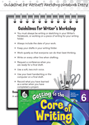 Writing Lesson: Guidelines for Writer's Workshop Level 6