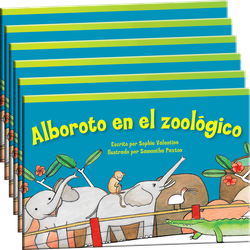 Alboroto en el zoológico Guided Reading 6-Pack
