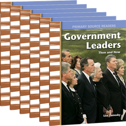Government Leaders Then and Now 6-Pack
