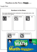 Guided Math Stretch: Real-Life Math: Numbers in the News Grades 3-5