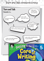 Writing Lesson: Turn and Talk with Writing Level 5