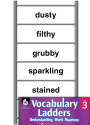 Vocabulary Ladder for Cleanliness