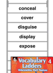 Vocabulary Ladder for Hiding and Showing