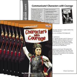 Communicate! Characters with Courage Guided Reading 6-Pack