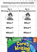 Writing Lesson: Using Questions to Build Sentences Level 2