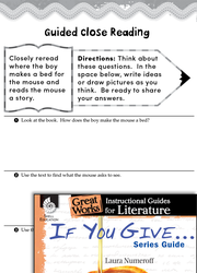 If You Give . . . Series Guide Close Reading and Text-Dependent Questions