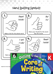 Writing Lesson: Hand Spelling Level K
