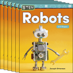 STEM: Robots: 3-D Shapes Guided Reading 6-Pack