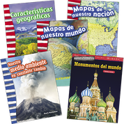 Geography Spanish Grades 2-3: 5-Book Set