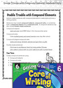 Writing Lesson: Double Trouble with Compound Elements Level 6