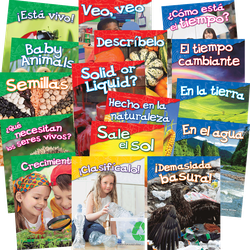 Science Readers, Grade K Spanish Add-On Pack Collection (16 Titles)