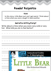 Little Bear Reader Response Writing Prompts