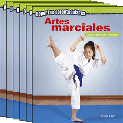 Deportes espectaculares: Artes marciales: Comparación de números Guided Reading 6-Pack