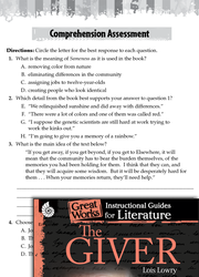 The Giver Comprehension Assessment