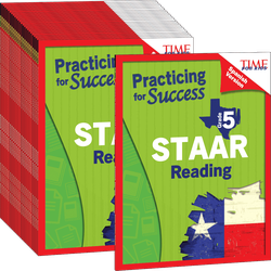 TIME For Kids: Practicing for Success: STAAR Reading: Grade 5 25-Pack (Spanish)