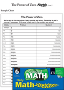 Guided Math Stretch: Numerical Patterns: The Power of Zero Grades 3-5