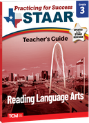Practicing for Success: STAAR Reading Language Arts Grade 3 Teacher's Guide