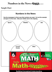 Guided Math Stretch: Numbers in the News Grades K-2