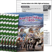 American Indians in the 1800s: Right and Resistance 6-Pack for California