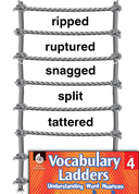 Vocabulary Ladder for Degrees of Tearing Apart