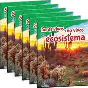 Seres vivos y no vivos en un ecosistema (Life and Non-Life in an Ecosystem) 6-Pack