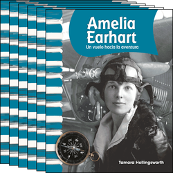 Amelia Earhart: Un vuelo hacia la aventura Guided Reading 6-Pack