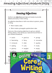 Writing Lesson: Amazing Adjectives Level 3