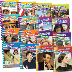 Primary Source Readers Grade 1 Spanish 6-Pack Collection (16 Titles, 96 Readers)