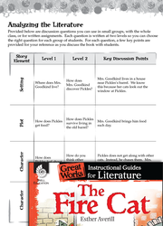 The Fire Cat Leveled Comprehension Questions