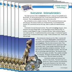 Untold Stories: Technology: Awesome Animatronics 6-Pack