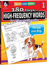 180 Days of High-Frequency Words for First Grade ebook