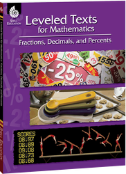 Leveled Texts for Mathematics: Fractions, Decimals, and Percents