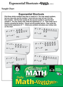 Guided Math Stretch: Exponential Shortcuts Grades 6-8