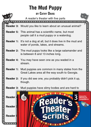 The Mud Puppy: Reader's Theater Script and Lesson