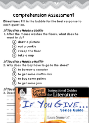If You Give . . . Series Guide Comprehension Assessment