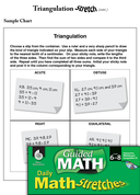 Guided Math Stretch: Measuring Triangles: Triangulation Grades 6-8