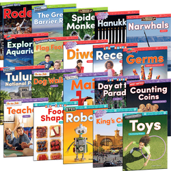 Mathematics Readers, 2nd Edition, Grade 1 6-Book Collection (20 Titles, 120 Readers)