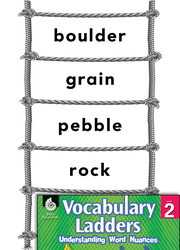 Vocabulary Ladder for Stone Size