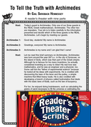 Archimedes: Reader's Theater Script and Lesson