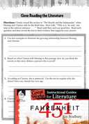 Fahrenheit 451 Close Reading and Text-Dependent Questions