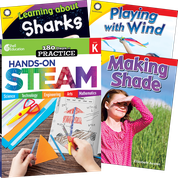 Learn-at-Home: Hands-On STEAM Bundle Grade K: 4-Book Set