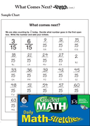 Guided Math Stretch: Numerical Patterns: What Comes Next? Grades 3-5