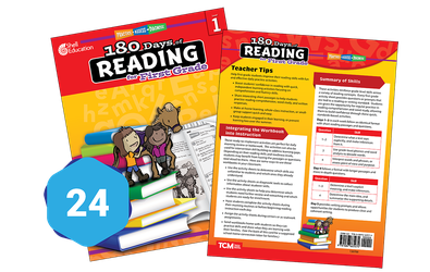 180 Days of Reading for First Grade 24-Book Set