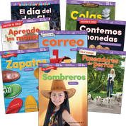 Measurement & Data Grades K-1 Spanish: 8-Book Set