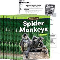 Amazing Animals: Spider Monkeys: Place Value 6-Pack