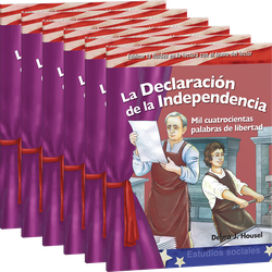 La Declaración de la Independencia: Mil cuatrocientas palabras de libertad 6-Pack