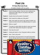 Plant Life: Reader's Theater Script and Lesson