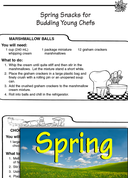 Springtime Activities: A Spring Tree and Spring Snacks